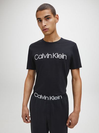 Calvin Klein Ruhák HU403691 | Calvin Klein Lounge Férfi Póló Fekete